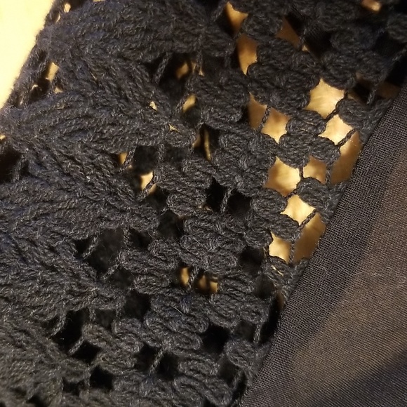 Topshop Sheer Black Top Knit V Neck Romper Sexy See Through Cheeky - Picture 11 of 12